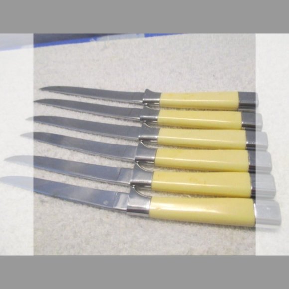 Vintage Carvel Hall by Briddell Steak Knives - Set of 6 - Picture 9 of 9